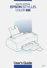 Epson COLOR 850 사용자 설명서