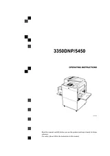 Gestetner 5450 User Manual