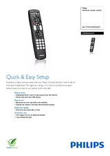 Philips Universal remote control SRP4004WM SRP4004WM/17 Ficha De Dados