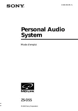 Sony ZS-D55 Справочник Пользователя