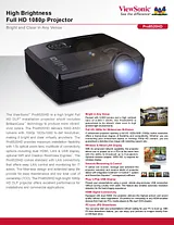 Viewsonic PRO8520HD 产品宣传页