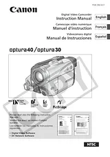 Canon Optura 40 사용자 설명서