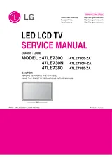 LG 47LE7300 Справочник Пользователя