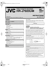 JVC HR-J7020UM 사용자 설명서
