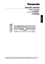 Panasonic PT-D5500E Bedienungsanleitung