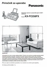 Panasonic KXFC258FX Guida Al Funzionamento