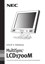 NEC LCD1700M Manual Do Utilizador