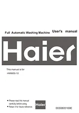 Haier hwm50-10 Manuel D’Utilisation