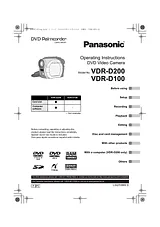 Panasonic VDR-D200 Manuel D’Utilisation