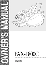 Brother FAX-1800C User Manual