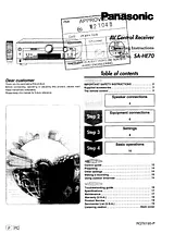 Panasonic SA-HE70 User Manual