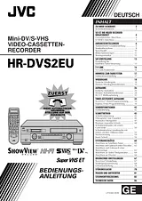 JVC HR-DVS2EU Manuel D’Utilisation