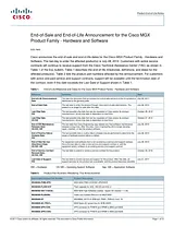 Cisco Cisco MGX 8880 Media Gateway Guide D’Information
