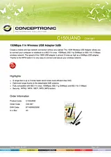 Conceptronic C150UAND C04-087 Manuale Utente