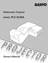 Sanyo PLC-XL50A Manual Do Utilizador