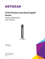 Netgear WNDR4300 – N750 Wireless Dual Band Gigabit Router ユーザーズマニュアル
