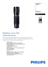 Philips Flashlight SFL4500 SFL4500/17 Dépliant