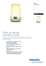 Philips Wake-up Light HF3471 HF3471/01 Leaflet