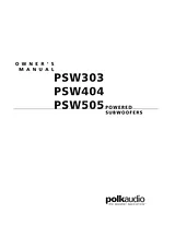 Polk Audio PSW404 사용자 가이드