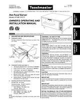 Toastmaster HFS09 Manuale Utente