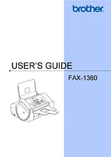 Brother Fax 1360 Manuale Proprietario
