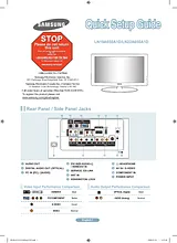 Samsung ln-19a650 Quick Setup Guide