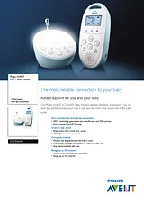 Philips AVENT DECT Baby Monitor SCD560/01 SCD560/01 プリント