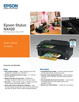Epson Stylus NX420 C11CA80201 Merkblatt