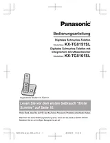 Panasonic KXTG8161SL Operating Guide