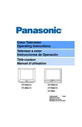 Panasonic ct-32sc13 Mode D'Emploi