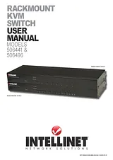 Intellinet INT 8-PORT RACKMOUNT KVM SWITCH,USB+PS/2 506441 Техническая Спецификация
