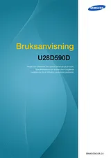 Samsung 28" UHD Monitor UD590 Справочник Пользователя