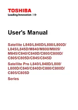Toshiba C845D User Manual