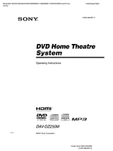 Sony DAV-DZ250M Manual Do Utilizador