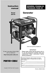 Porter-Cable BSV750 ユーザーズマニュアル