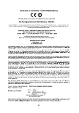 Albrecht AE 6491 AE-6491 Декларация Соответствия