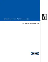 Sub-Zero UC24CX Use & Care Manual