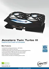 Arctic Cooling Accelero Twin Turbo III DCACO-V820001-GBA01 用户手册
