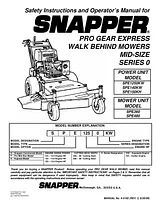 Snapper SPE1250KW Manual Do Utilizador