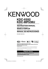 Kenwood KDC-X592 ユーザーズマニュアル