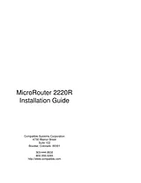 Compatible Systems microrouter 2220r Manual Do Utilizador