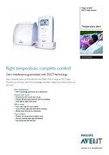 Philips AVENT DECT baby monitor SCD520/00 SCD520/00 プリント