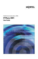 Nortel Networks IP Phone 2001 User Manual
