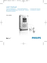 Philips GoGear Micro jukebox HDD060 1.5GB Справочник Пользователя