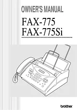 Brother FAX-775 User Manual