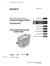 Sony DCR-HC46E Manuel D’Utilisation
