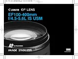 Canon EF100 Manuel D’Utilisation