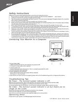 Acer X163W Guía De Instalación Rápida
