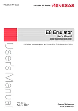 Renesas E8 用户手册