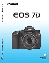 Canon EOS 7D Instruction Manual